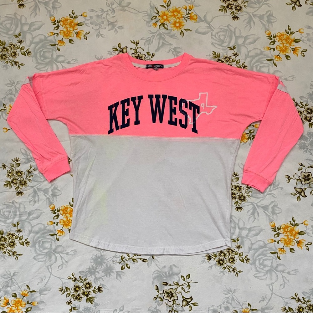 Key West Size M Pink Long Sleeve